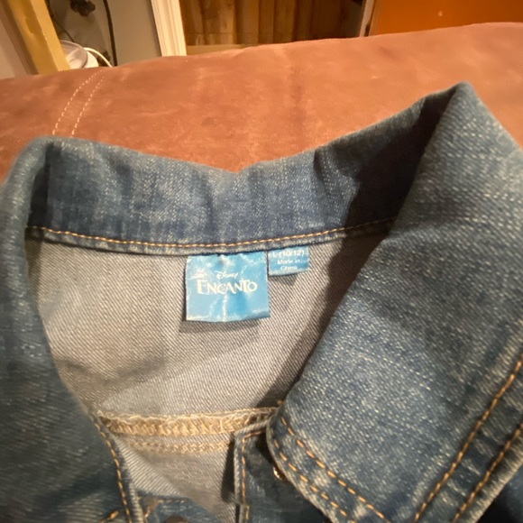 Disney Encanto jean jacket size large 10-12 - Picture 7 of 8
